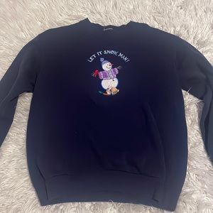 Snowman crewneck